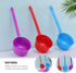Cabilock 3PCS Water Ladle Plastic Kitchen Accessories Bathroom Water Scoop Cup Bathing Ladle Container Large Ladles Bath Spoon Home Essential