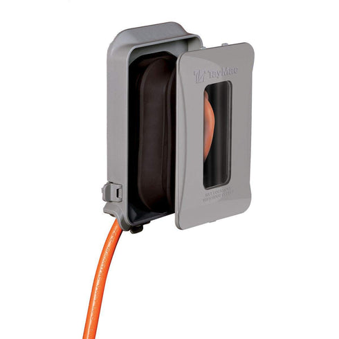 Taymac ML450G Single-Gang Mount 16-in-1 Flat Nonmetallic Weatherproof Vertical/Horizontal, 1-Pack, Gray