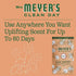 Mrs. Meyer's Air Freshener Sachets, Fragrance for your Locker, Car, Closet, and Gym Bag, Geranium, Pack of 3
