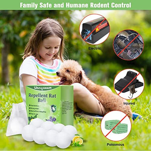 8 Pack Mouse Repellent Rodent Repellent, Peppermint Oil to Repel Mice and Rats, Mice Repellent Pest Insect Control