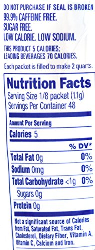 Crystal Light Decaf Lemon Iced Tea Natural Flavor Drink Mix, 12-Quart Canister