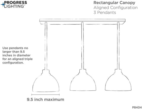 Progress Lighting P8404-20 Traditional/Casual Canopy Accessory, Antique Bronze 0.75x23.25x4.25