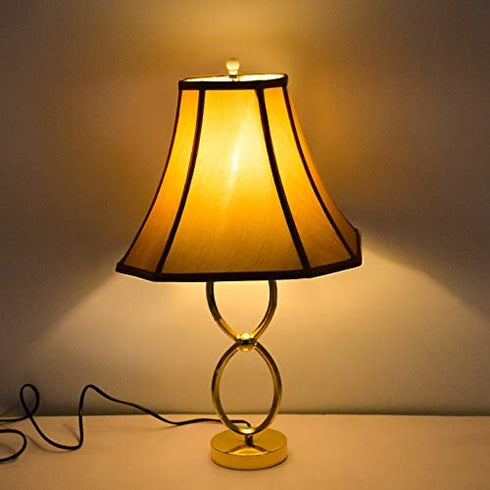 Tootoo Star Antique Octagonal Royal Bell Lamp Shade for Floor Lampshade and Table Lamp,(6.3x6.3)x(13x13)x10.8",Antique Gold