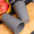 GENLGE 20 OZ Unbreakable Drinking Glasses Reusable Cups for Adult, Eco Friendly Tumblers Wheat Straw Cups Set of 5, Dishwasher Safe