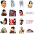 Kim Kardashian Stickers 50 Pcs Waterproof, Removable,Lovely,Beautiful,Stylish Teen Stickers, Suitable for Boys and Girls in Water Bottles,Phones,Guitar, Suitcase Durable Vinyl
