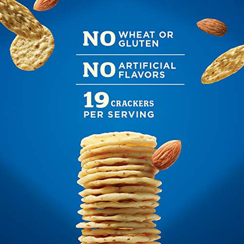 Blue Diamond Almonds, Original Almond Nut Thins Crackers, 4.25oz