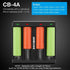 Dottmon LED 4-Slots Intelligent Universal Battery Charger for 3.6V/3.7V Li-ion 10440 14500 14650 16340 17670 18500 18650 18700 22650 20700 21700 22700 25500 26650 26700 Batteries