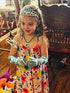 Tacobear Princess Dress Up for Little Girls Crown Cape Jewelry Halloween Costume Accessories Set for Kids Age 3-6 Years