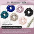 LILYSILK Silk Hair Scrunchies for Frizz&Breakage Prevention, 100% Mulberry Silk Hair Ties No Damage, Elastic Silk ponytail Holders, 5Pcs, Random Color