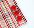 GANSSIA 1 Inch (25mm) Red Color Buttons for Sewing Flatback Button Crafting DIY Scrapbooking Pack of 50