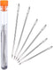 Hekisn Professional Large-Eye Leather Stitching Needle with 3 Different Sizes for Leather Projects with Storage Container (6 Pieces)