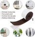 2 Packs Felt Furniture Pads Heavy Duty Felt Strip Roll with Adhesive Backing Adhesive Felt Tape for Protecting Hardwood Floors Chair Wall Protector(120 x 2 x 0.12 Inch,Dark Brown)