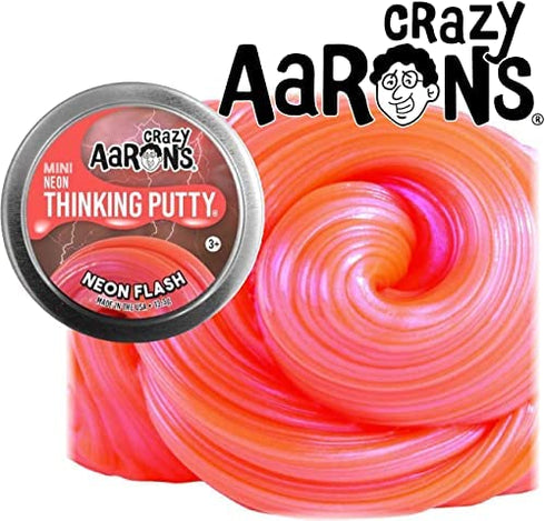 Crazy Aaron's Mini Tins Aura, Neon Flash & Love is in The Air Gift Set Bundle - 3 Pack (13.3g Each)