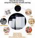 300pcs Zipper Poly Bags, Magicalmai Clear Plastic Zip Lock Baggies Reclosable Thicken Zip Bags for Small Items/Food Storage/Jewelry/Samples/Snack Various Sizes (2x2,3x4,4x6)