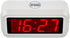 Kwanwa Digital LED Alarm Clock Battery Powered only with Big Numbers Display for Girls Kids Bedrooms