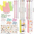 Cat Adhesive Notes Pen Set, Cat Self-Stick Page Flags with 9 Cat Gel Ink Pens 30 Cat Shaped Paper Clips and Cartoon Cat Stickers, Cat Index Tabs Kits for Home School Office