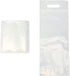Wine Bottle Doggy Bag 100 Pack: Carryout Adhesive Seal Tamper Proof Travel Bags for Restaurants, Bars, and Dinner Parties (Clear)