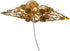 Kurt S. Adler Kurt Adler 11.75-Inch 30 Fairy Light Gold Star with Pinecones Treetop Tree Topper, Multi