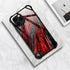 CARLOCA iPhone 11 Case,Black Red Wood Grain iPhone 11 Cases for Men Boys,Graphic Design Shockproof Anti-Scratch Hard Back Case for Apple iPhone 11 Wood Grain