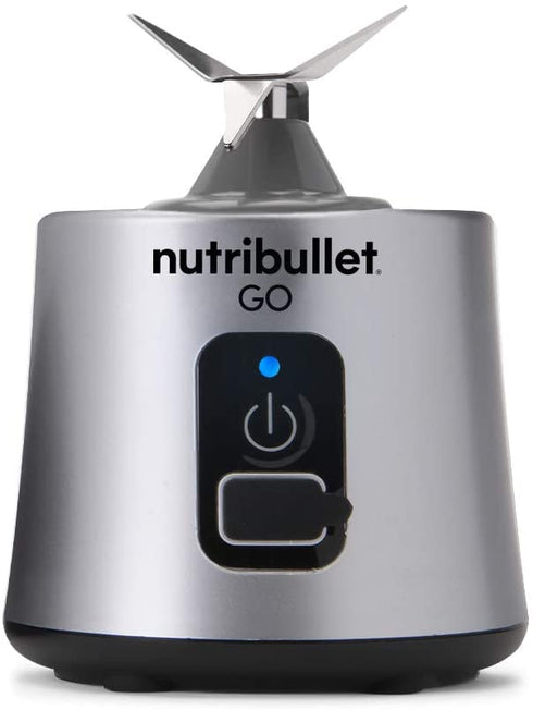 nutribullet GO Portable Blender for Shakes and Smoothies, 13 Ounces, 70 Watts, Silver, NB50300S
