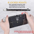DLseego Protective Glitter Case Compatible with Switch OLED Console Updated Version, Glitter Bling Soft TPU Cover with Shock-Absorption and Anti-Scratch Design- Golden Crystal Glitter