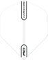 RED DRAGON Hardcore White Extra Thick Standard Dart Flights - 5 Sets Per Pack (15 Dart Flights in Total)