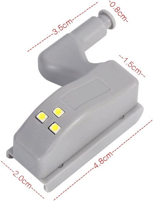 COSORO Hinge LED Sensor Light for Kitchen Cabinet Cupboard Closet Night Lights, Living Room/Bedroom/Wardrobe Night Lights (16PCS)