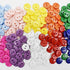 200pcs 10mm 10 Color Buttons Resin Shirt Buttons for Sewing Children Sweater Crafts DIY Clothes Bulk Scrapbooking 2 Holes