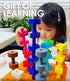Skoolzy Montessori Toys for 1+ Year Old Girl Gifts. Christmas Sorting Toddler Toys. Boy Sensory Stacking Fine Motor Skills Educational Building Blocks. Toddlers Age 2 3 4 32pc Peg Kids Learning Games