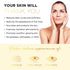 AZURE Vitamin C Brightening Under Eye Pads - Anti Aging, Lifting & Moisturizing Eye Mask Patches - Reduces Fine Lines, Wrinkles, Dark Circles & Puffiness - Skin Care Made in Korea - 5 Pairs