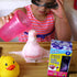 Mr. Bubble Kids Bath Bomb Potions - Colorful Fizzy Fun - Cool Foam and Bubble Science Beaker for The Bath (Pack of 4)
