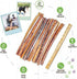Nature Gnaws Bully Sticks for Large Dogs - Premium Natural Beef Dental Bones - Thick Long Lasting Dog Chew Treats for Aggressive Chewers - Rawhide Free