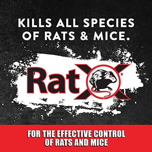 EcoClear Products 620100-6D RatX All-Natural Non-Toxic Humane Rat and Mouse Rodenticide Pellets, 8 oz. Bag
