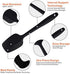 Silicone Spatulas, Small Rubber Spoon Spatula Heat Resistant Seamless One Piece Design Non-Stick Spoonula Flexible Scrapers Baking Mixing Tool(8.2" x 1.8" x 6 Pcs)