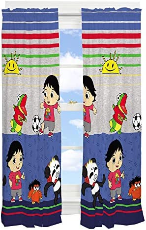 Franco Kids Window Curtain Panels Drapes Set, 82 in x 63 in, Ryan's World