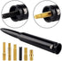 ONE250 Bullet Style Antenna, Compatible with Jeep Wrangler All Models (2007-2022) - Will fit Any Jeep Wrangler JK JKU JL JLU Rubicon Sahara Renegade Gladiator (2007-2022) and More (Black)