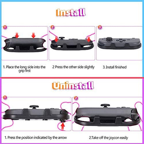 2023 Switch Just Dance Strap,LeyuSmart Xmas Gift Just Dance Wristband Strap for Nintendo Switch Just Dance 2022 2021 2020 2019, Boxing Design (Free The Hands,Dance Freely with Rhythm), Pack of Joycon Gray