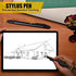 Stocking Stuffers Christmas Gifts for Men, Multitool Pen Set, Cool Gadgets Gifts for Dad Boyfriend Husband on Birthday, Fathers Day, Unique Multi Tool with LED, Stylus, Level, Screwdriver, Flathead
