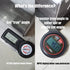 GemRed 82305 Digital Angle Finder Protractor (Stainless steel, 7inch/200mm) (Black Button)