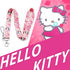 Kitty Cat Lanyard Pink Kitty Cat Lanyard Key Chain Clip Neck ID Badge Holder Lanyard (LD-Kitty Cat-B)
