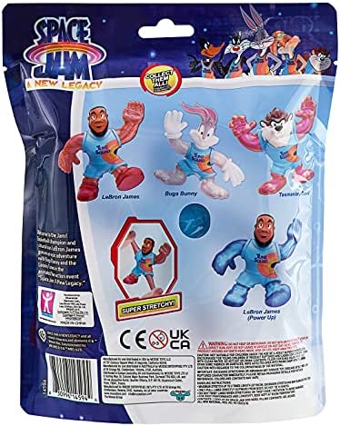 Moose Toys Heroes of Goo JIT Zu – Space Jam: A New Legacy - 5" Stretchy Goo Filled Action Figure - Lebron James