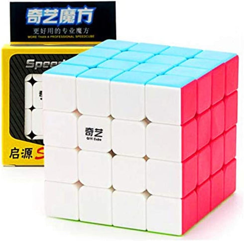 CuberSpeed QY Toys Qiyuan S 4x4 Stickerless Bright Magic Cube QY Toys QiYuan S V2 4x4 MoFangGe MFG Qiyuan S2 Color 4X4X4 Speed Cube