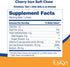 Bariatric Fusion Iron Soft Chew with Vitamin C | Cherry Flavored | Iron Supplement Chewy Vitamin for Bariatric Patients Including Gastric Bypass and Sleeve Gastrectomy | 60 Count | 2 Month Supply