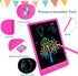 TEKFUN Kids Toys Toddlers Toys for Boys and Girls, 8.5in LCD Writing Tablets Drawing Pad for Kids, Light Doodle Pad Drawing Board for Toddlers, Gifts Toys for 3 4 5 6 7 Year Old Girls Boys(Rose)