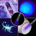 COSMOING UV Flashlight, LED 395nm Ultraviolet Flashlight, Zoomable Pen Blacklight Flashlight IP54 Waterproof Detector for Pet Urine, Cat Dog Stains, Bed Bug, Household Wardrobe Toilet