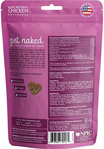 Get Naked 1 Pouch Kitten Health Soft Treats, 2.5 Oz
