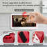 HighTech Go Shower Phone Holder Waterproof, Bathroom Phone Case - Wall-Mounted Mobiles Holder Compatible with Cell Phones Such as iPhone 13 Pro, 12 11 XS XR 8 7 6 5 4, Galaxy, Xperia (White)