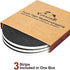 Yotache Foam Tape 3 Strips Total 50 Feet Long 1/4 Inch Wide X 1/8 Inch Thick, Weather Stripping for Doors and Window High Density Foam Seal Tape Sliding Door Weather Strip, 3 X 16.5 Ft Each