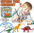 FUNZBO Kids Crafts and Arts Set Painting Kit - Dinosaurs Toys Art and Craft Supplies Party Favors for Boys Girls Age 4 5 6 7 Years Old Kid Child Creativity DIY Gift Set