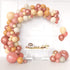 Sweet Baby Co. Dusty Rose Pink Balloon Garland Kit Arch with Matte Mauve, Nude, Taupe, Caramel, and Rose Gold Metallic Balloons Neutral Decorations for Baby Bridal Shower, Birthday Party Ballon Wall